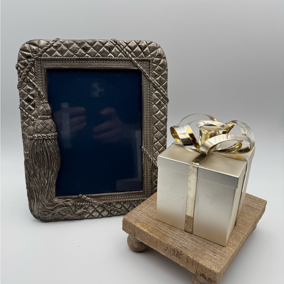 Godinger Other - Vintage Godinger Elegant Silver Photo Frame and Candle Holder